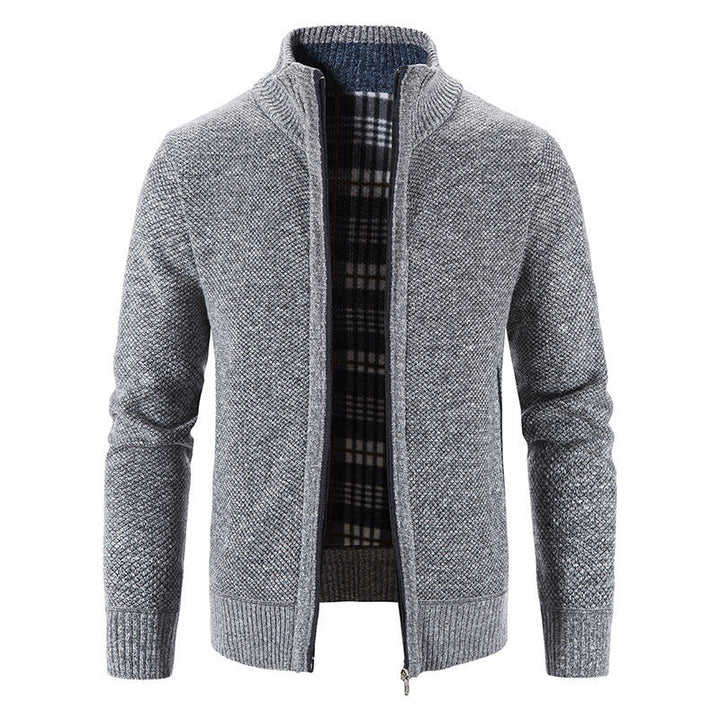 Herren Strickjacke mit innovativem wärmeisolierendem Innenfutter Echoarchiv