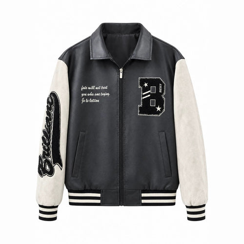 Herren Modische Bomberjacke mit Logo-Details Echo Archiv