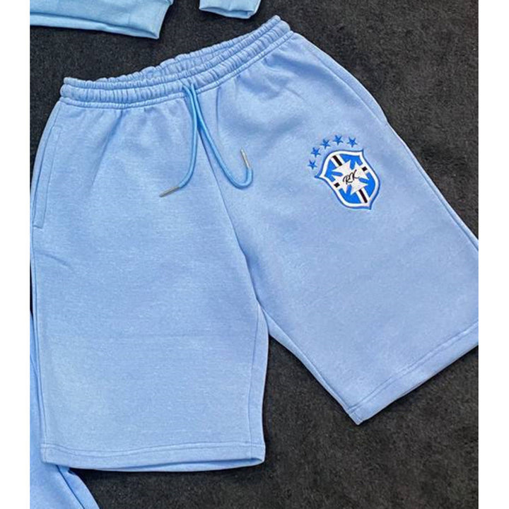 Damen nan weite Jogginghose mit elastischem Bund, Tunnelzug und gesticktem Emblem Echo Archiv