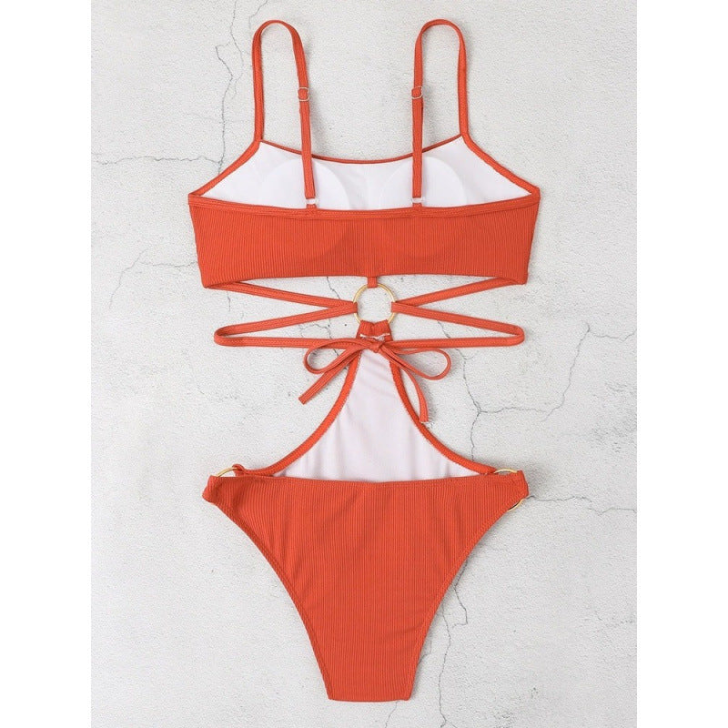 Damen Bikiniset mit stylischem Cut-Out-Design und goldenen Akzenten Echo Archiv