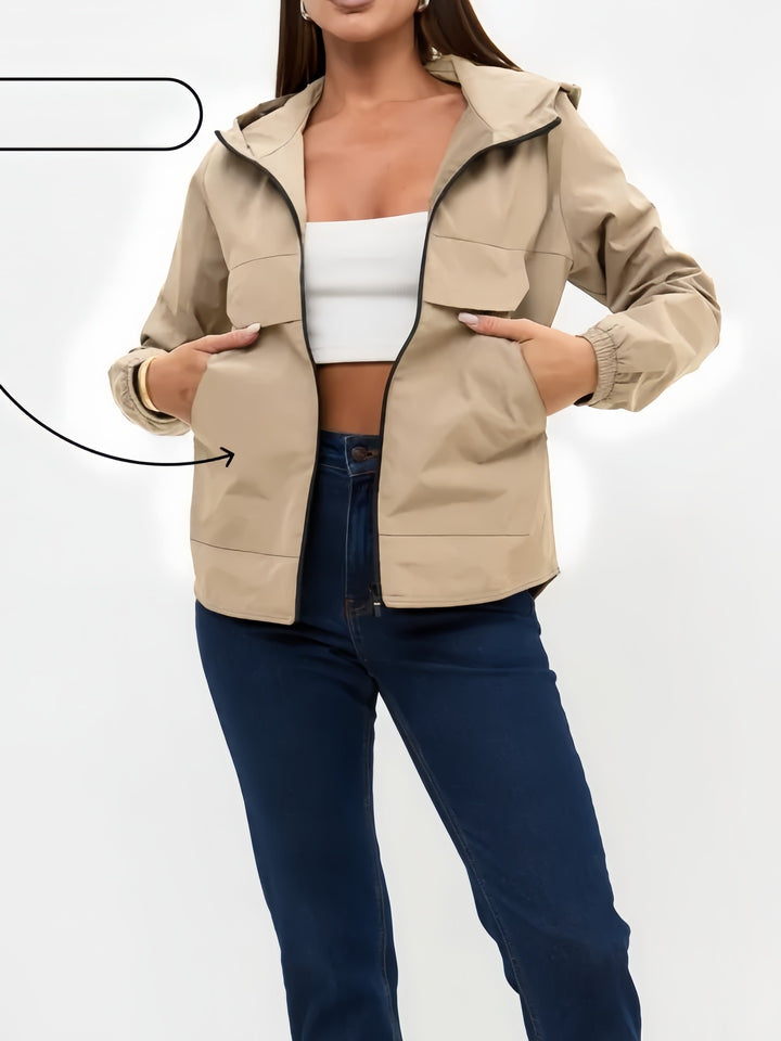 Damen Leichte und Atmungsaktive Übergangsjacke