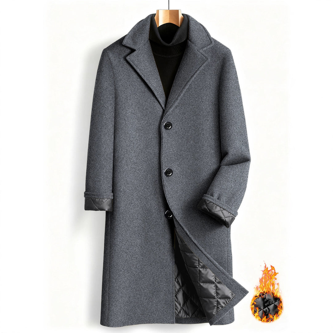 Herren eleganter Wollmantel Echoarchiv