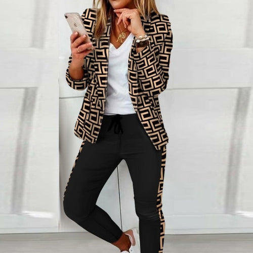 Damen Karierte Slim-Fit Jogginghose mit Tunnelzug und Knöchellangem Schnitt – Avélisse