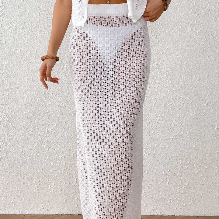 Damen Midikleid aus lockerem Häkelmaterial Echo Archiv