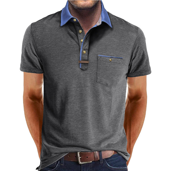 Herren Polo-Shirt mit modernem Kragen Echoarchiv