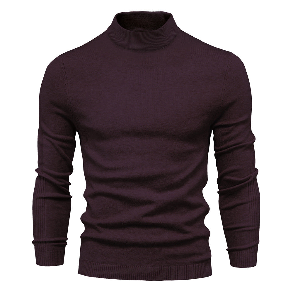 Herren Hochwertiger Rollkragenpullover Echoarchiv