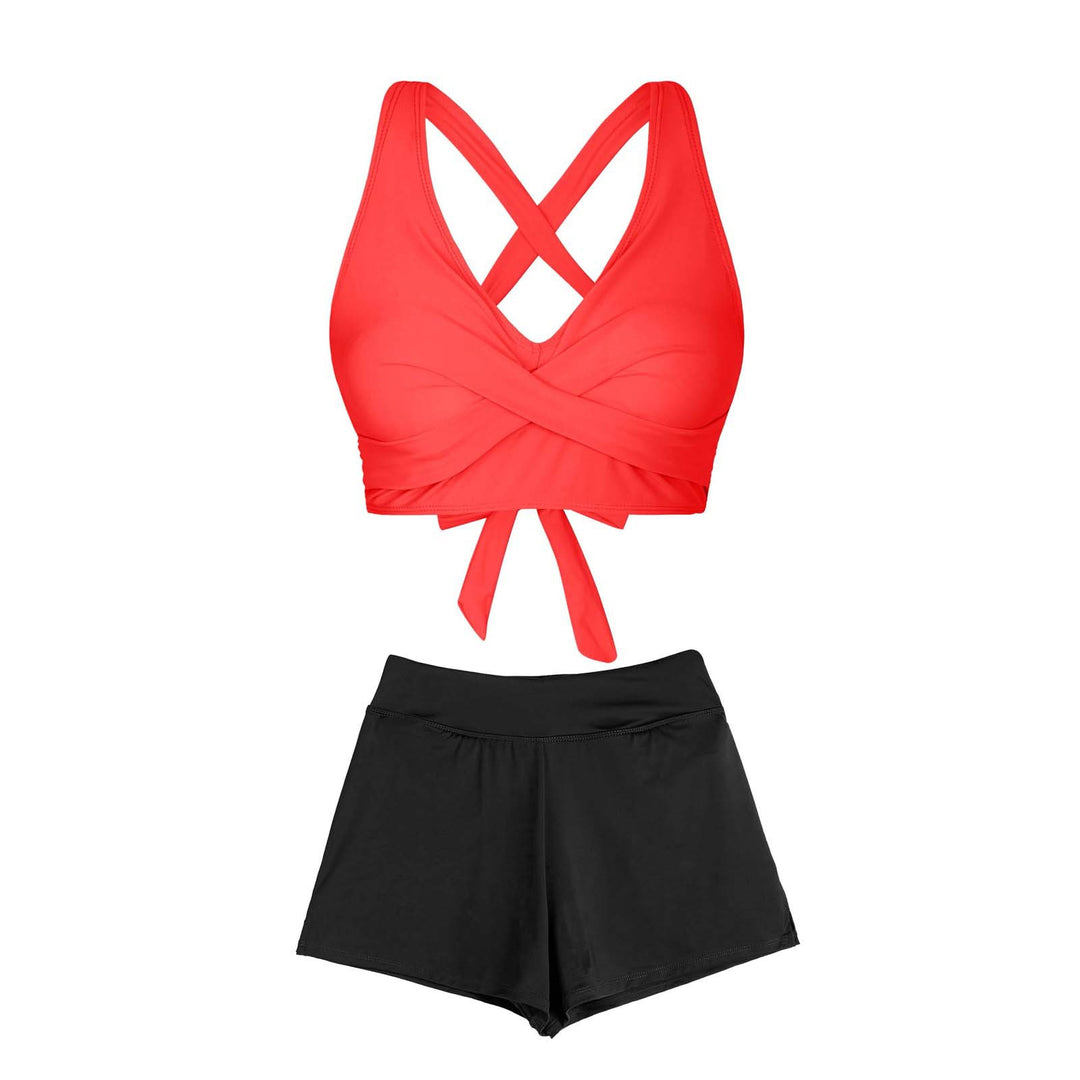 Damen Zweiteiliger Badeanzug mit floralem Design Echo Archiv