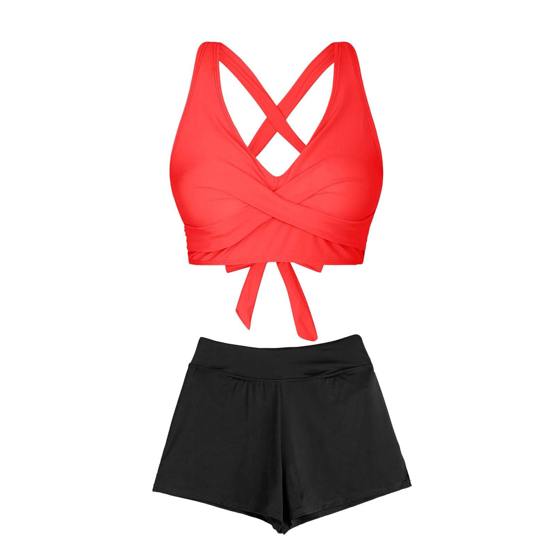 Damen Zweiteiliger Badeanzug mit floralem Design – Maréssa