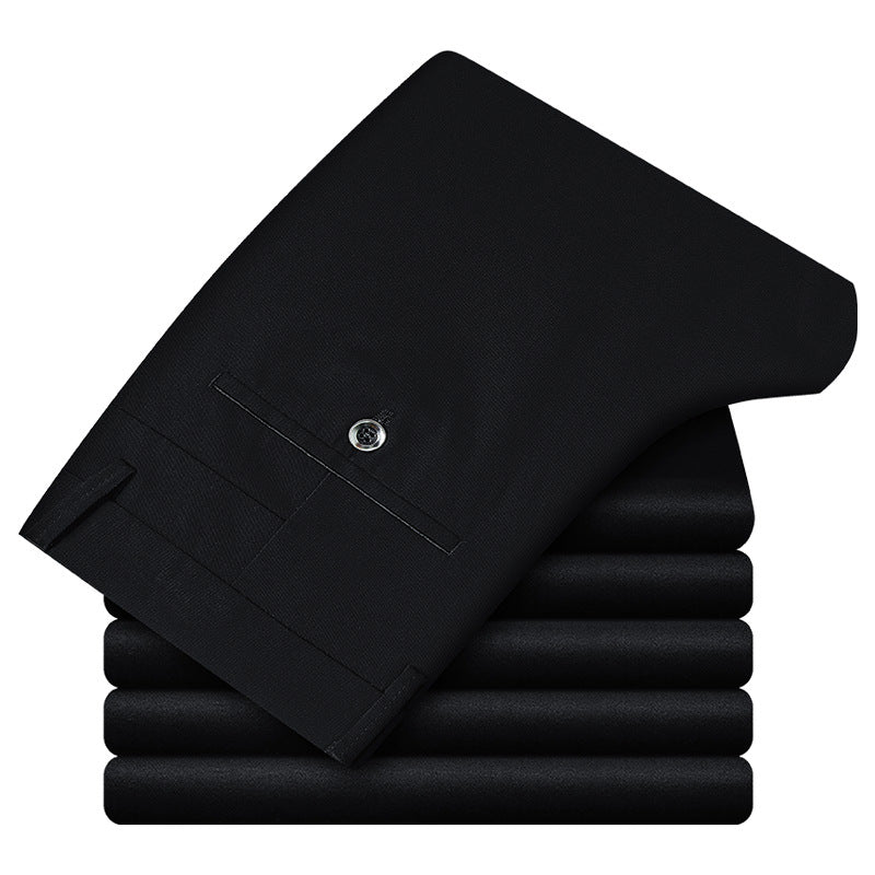 Herren elegante Slim-Fit Anzughose Echoarchiv