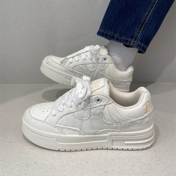 Damen Sneakers mit luxuriösem Denim-Obermaterial und gepolsterter Sohle Echo Archiv