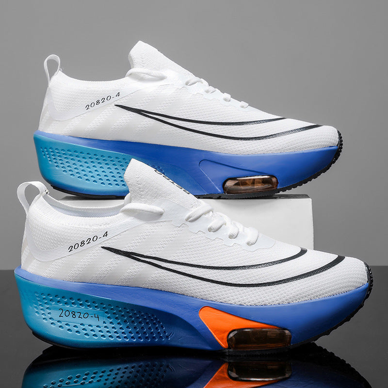 Unisex Profi-Tempo-Laufschuh mit sichtbarer Fersen-Airunit und atmungsaktivem Monofilament-Obermaterial – Tavélo