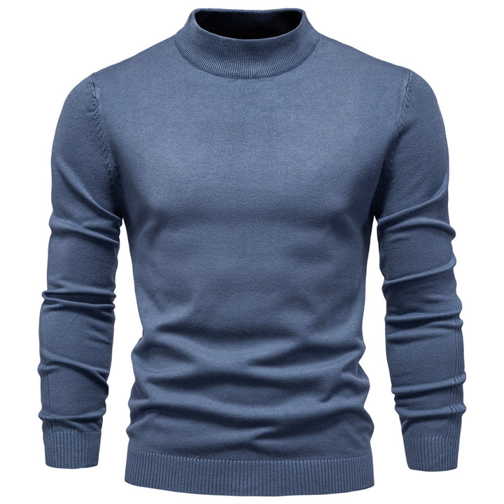 Herren Rollkragenpullover aus weichem Strickmaterial mit feiner Rippstruktur Echoarchiv