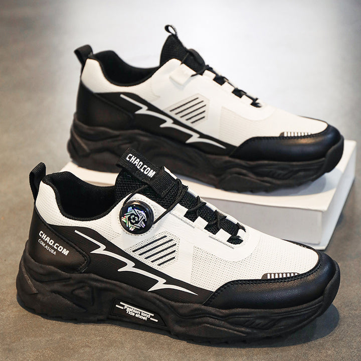 Herren robuste Outdoor-Chunky-Sneaker mit Drehverschluss, atmungsaktivem Strickoberteil und profiliertem Dämpfungssystem – Norré