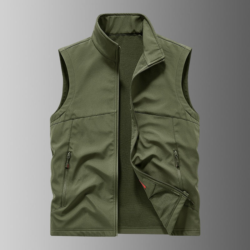 Herren Softshell-Weste mit Fleece-Innenfutter, winddicht und wasserabweisend Echo Archiv
