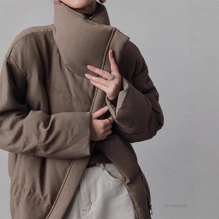 Damen Modischer Oversized Daunenjacke Echoarchiv