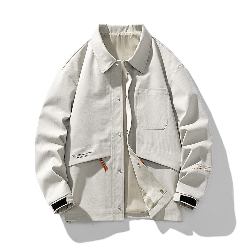 Herren Komfortable Utility-Jacke Echo Archiv