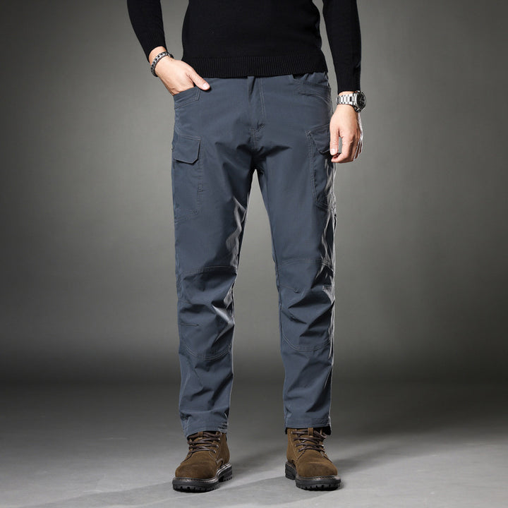 Herren Trekking‑Cargohose mit Knieverstärkung, multifunktionalen Taschen und geradem Schnitt Echo Archiv