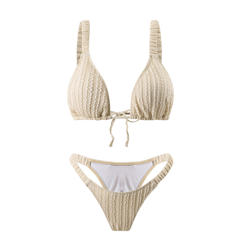 Damen Triangel-Bikini mit Rüschen-Detail Echo Archiv