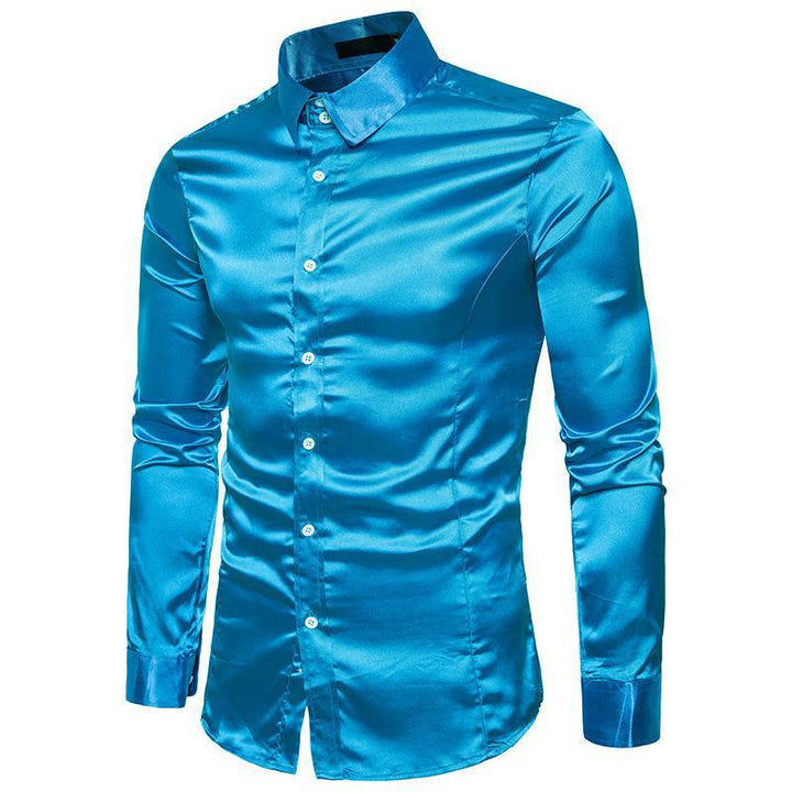 Herren elegantes Businesshemd aus hochwertigem Satin mit perfekter Passform Echoarchiv