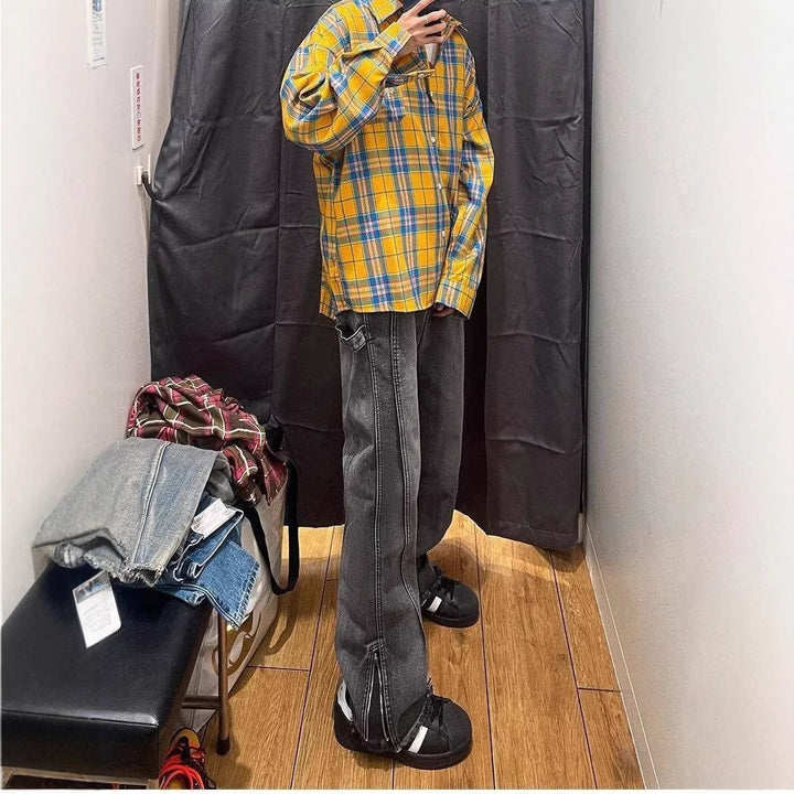 Herren Lässige Cargo-Jeans Echoarchiv