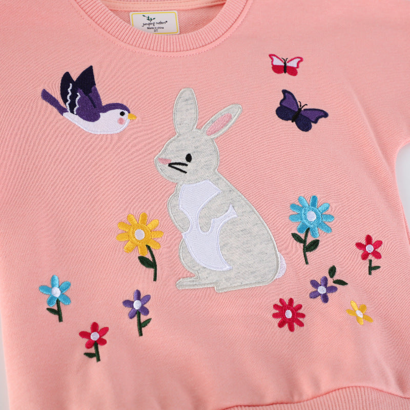 Mädchen Sweatshirt mit Tüllrock und tierischer Applikation Echo Archiv