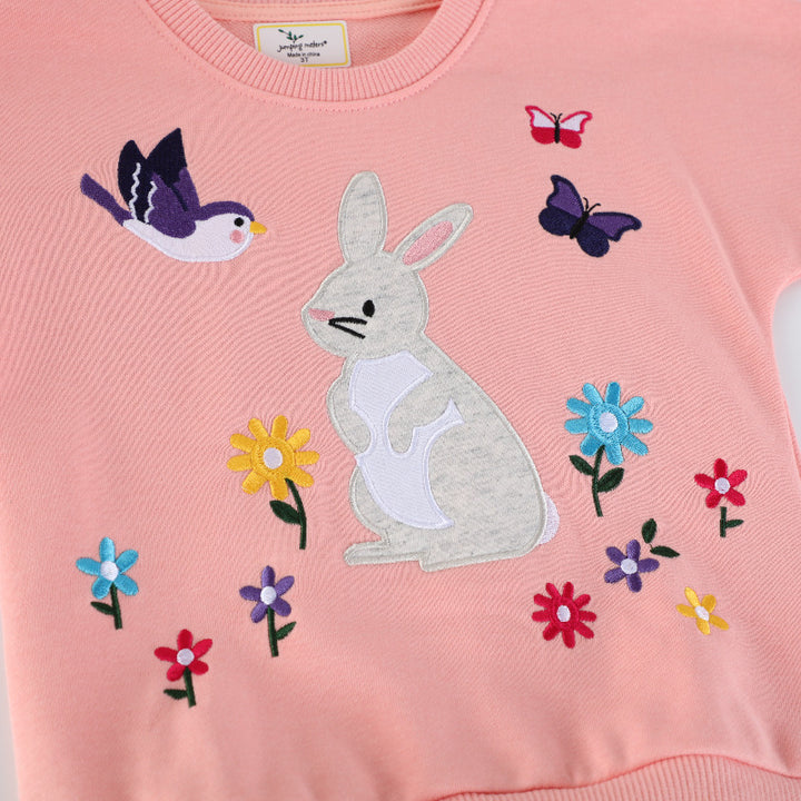 Mädchen Sweatshirt mit Tüllrock und tierischer Applikation Echo Archiv