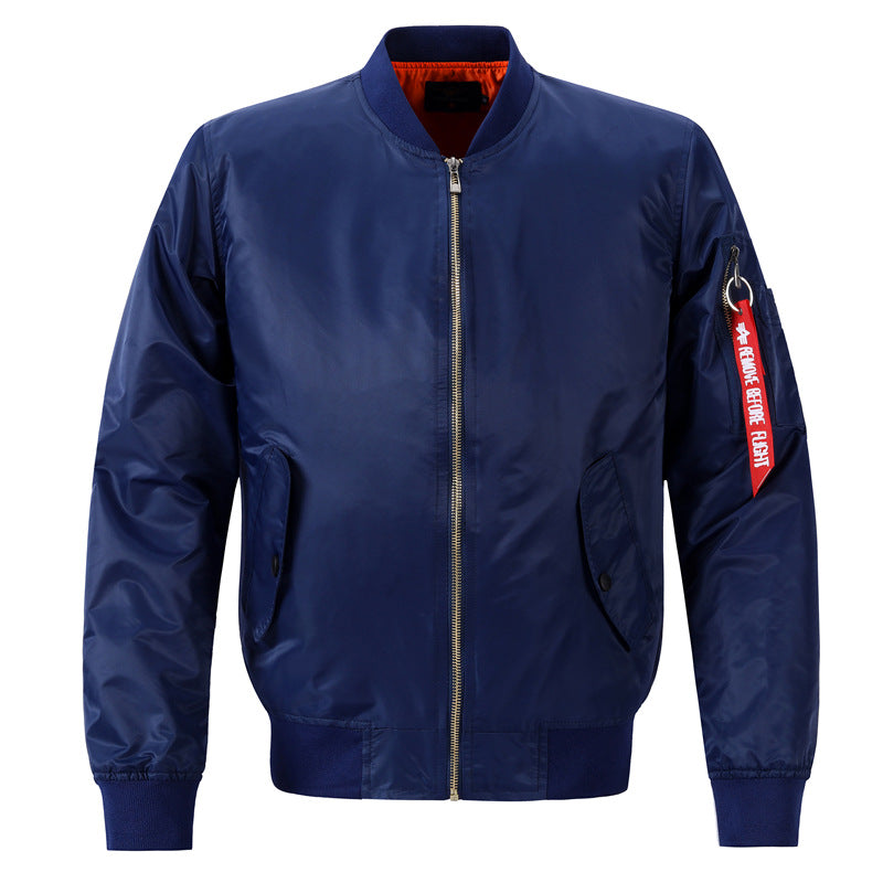 Herren Modische Bomberjacke mit praktischen Taschen – Brevano