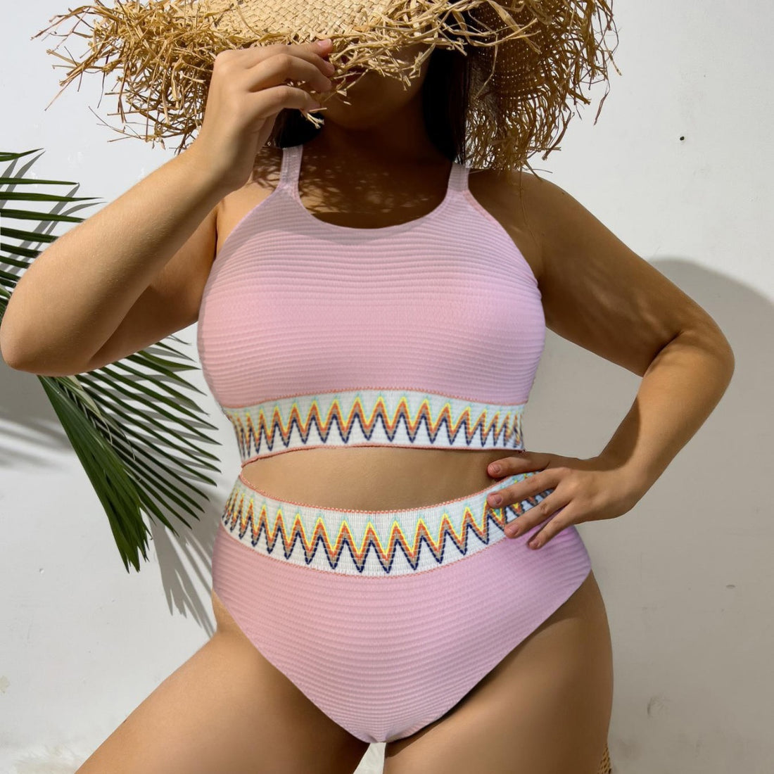 Damen Sportliches Bikini-Set mit dekorativem Bund – Maréssa