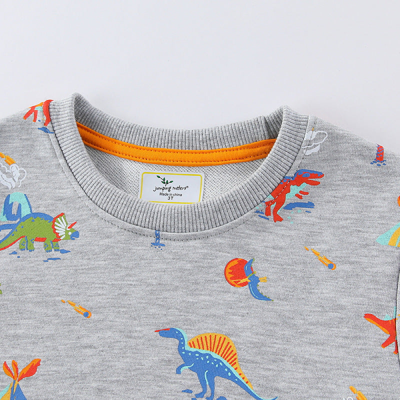 Kinder Sweatshirt mit buntem Dinosaurier-Motiv Echo Archiv
