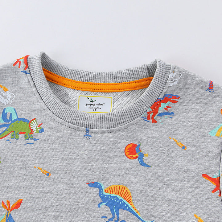 Kinder Sweatshirt mit buntem Dinosaurier-Motiv Echo Archiv
