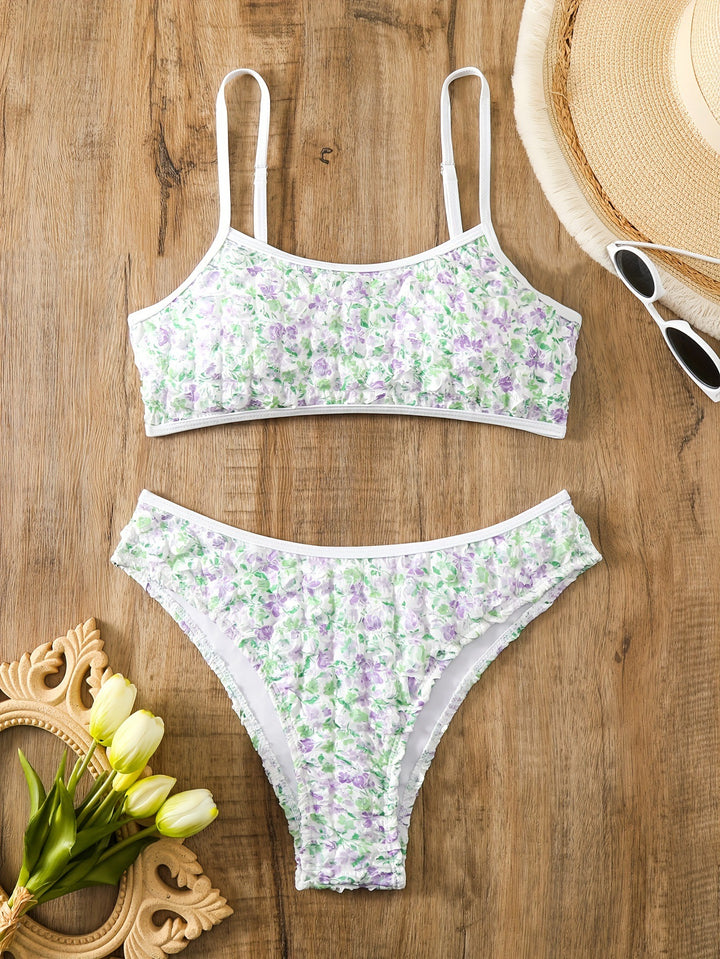 Damen Bikini-Set mit elegantem Blumendesign Echo Archiv