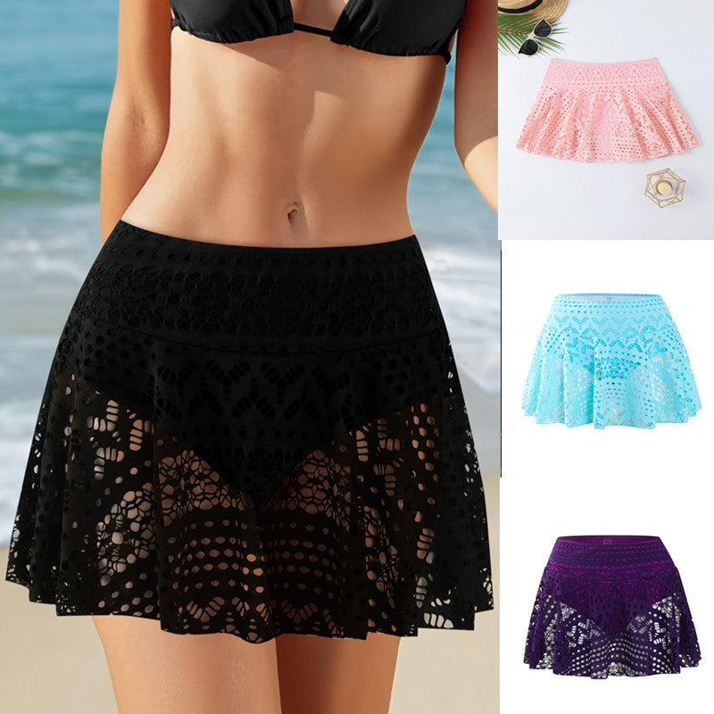 Damen Sportlicher Freizeitrock mit durchbrochenem Design Echo Archiv