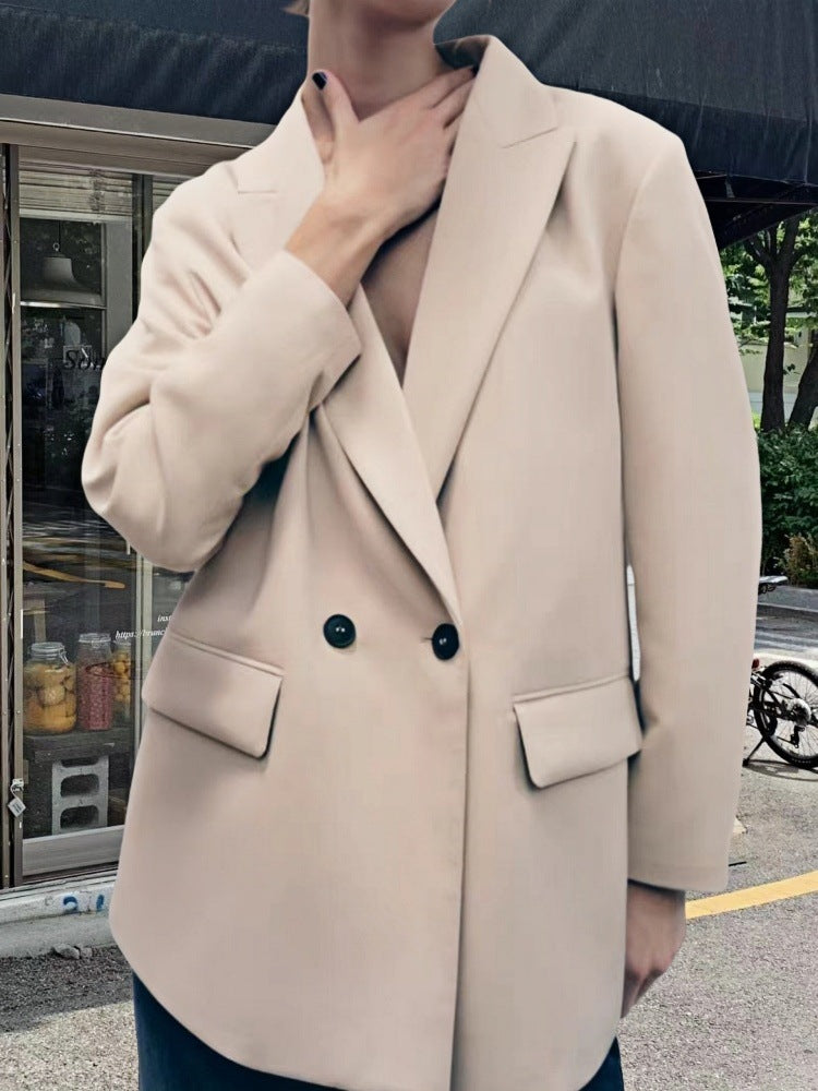 Damen Modischer und eleganter Oversized Blazer Echoarchiv