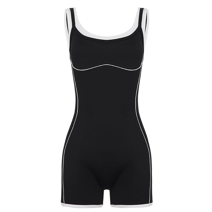 Damen Sportlicher Jumpsuit mit verstellbaren Trägern und atmungsaktiver Funktion Echo Archiv