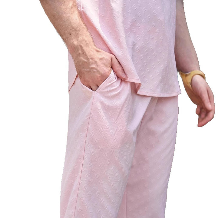 Herren modisches Freizeithosen-Set mit bequemem Schnitt und elegantem Strukturdesign Echoarchiv