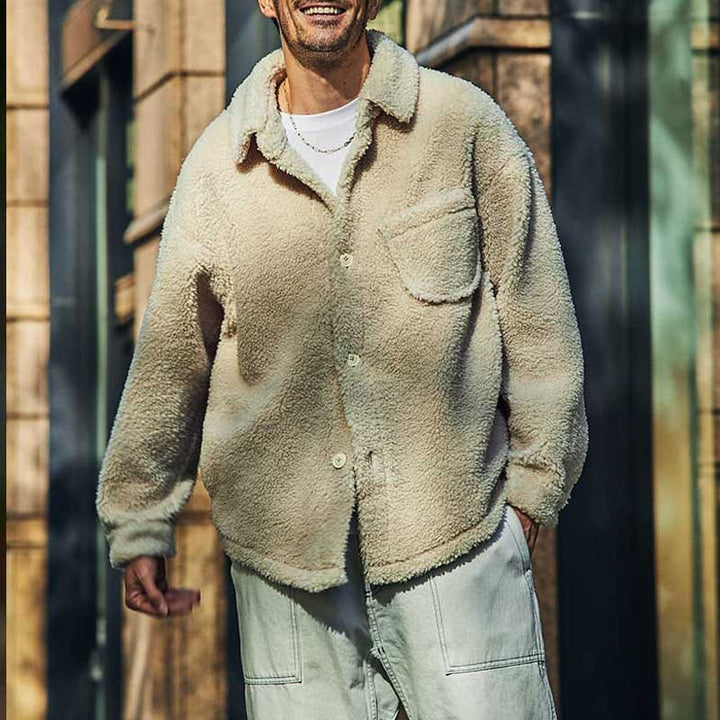 Herren lässige Fleecejacke Echoarchiv