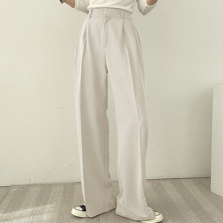 Damen Elegante und hoch taillierte Stoffhose Echo Archiv