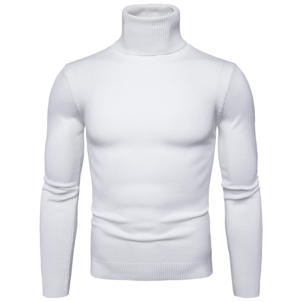 Herren nan schmal geschnittener Rollkragenpullover aus Merino-Baumwollmix mit hohem Kragen Echo Archiv