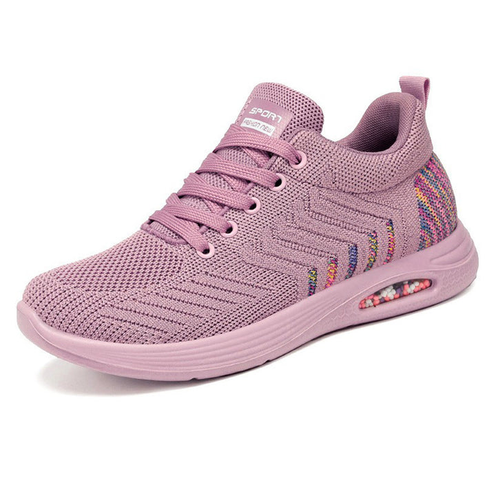 Damen nan atmungsaktiver Strick-Sneaker mit sichtbarer Luftkammer-Dämpfung und gepolstertem Komfortfußbett Echo Archiv