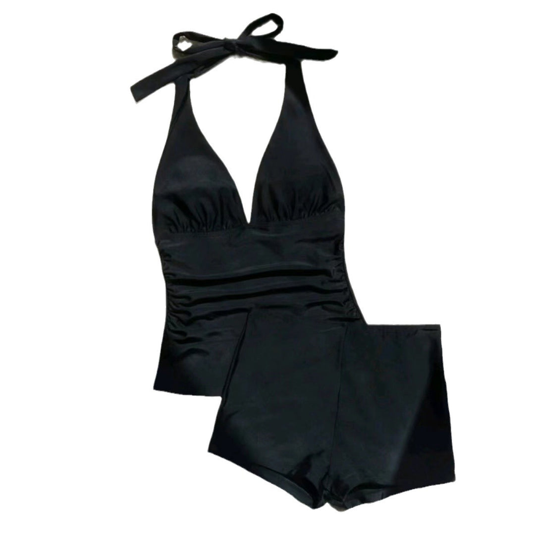 Damen Hochgeschnittener Tankini mit flexiblem Oberteil Echo Archiv