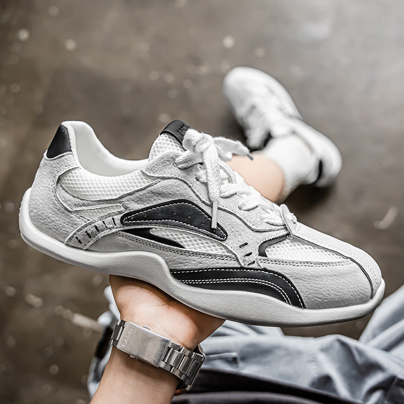 Herren Wildleder-Mesh Casual-Sneaker mit ergonomischer Komfortsohle – Norré
