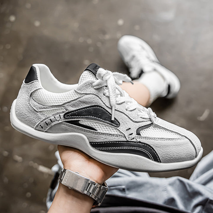 Herren Wildleder-Mesh Casual-Sneaker mit ergonomischer Komfortsohle – Norré