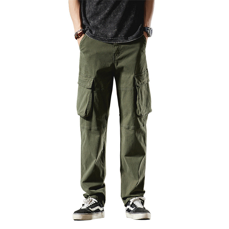 Herren Cargo-Hose im Utility-Look mit Knieabnähern und großen Klappentaschen Echo Archiv