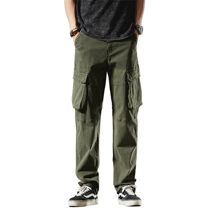 Herren Cargo-Hose im Utility-Look mit Knieabnähern und großen Klappentaschen Echo Archiv