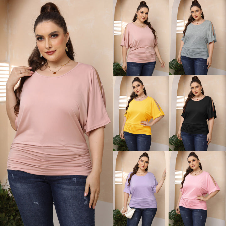 Damen legere Bluse mit Faltenwurf Echo Archiv