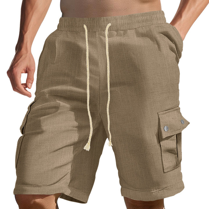 Herren Cargo-Shorts mit seitlichen Taschen und verstellbarem Kordelzug Echoarchiv