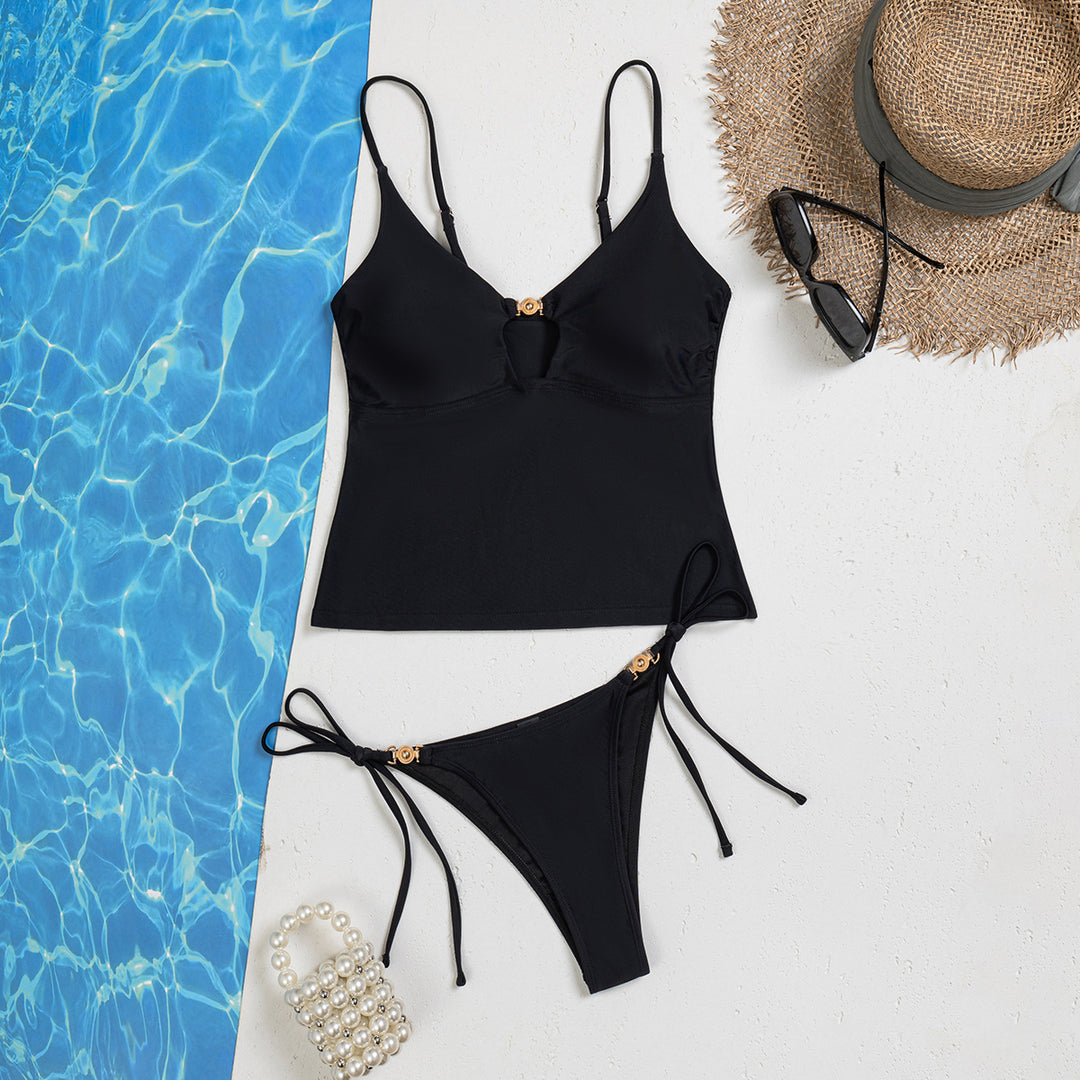 Damen Zweiteiliges Bade-Set mit modischem Cut-Out Echo Archiv