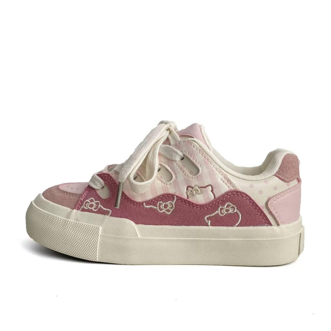 Damen modische Sneakers mit verspielten Details und texturiertem Obermaterial Echo Archiv