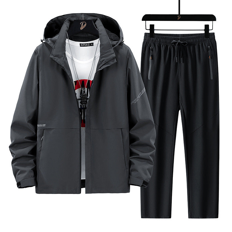 Herren Praktisches Sportset mit Jacke und Hose Echo Archiv