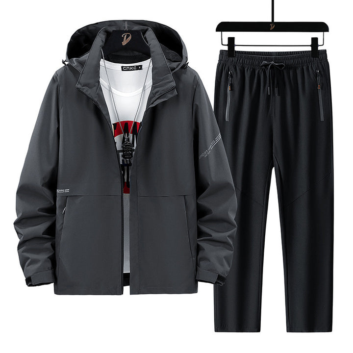Herren Praktisches Sportset mit Jacke und Hose Echo Archiv